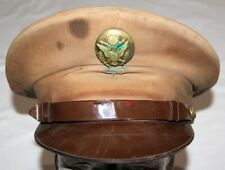 SALTY, ORIGINAL WWII U.S. ARMY ENLISTED VISOR CAP FOR PARTS OR RESTORATION picture
