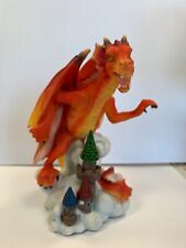 Herco gift professional figurines Red Dragon Castle in Clouds Fantasy picture