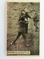 1909 Vintage Postcard RPPC Many Hands Make Light Work  A2728 picture