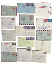 VTG 1957 Lot 11 Letters Handwritten SS Brazil Ship Moore-McCormack South America picture