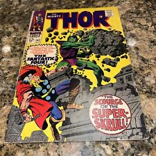 MIGHTY THOR #142 (1967) - GRADE 5.0 - SCOURGE OF SUPER-SKRULL - JACK KIRBY picture