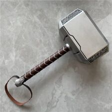 1:1 Solid Avengers Thor Hammer Replica Cosplay Mjolnir Prop Collector Halloween picture