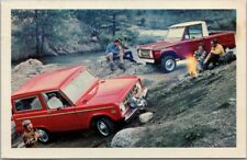 1971 FORD BRONCO Advertising Postcard 