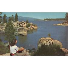 Big Bear Lake Ca. Union Oil c.1940's Postcard 2R3-499 picture