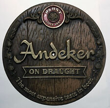 Vintage Pabst Andeker On Tap Beer Sign picture