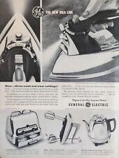 1960 General Electric Iron Spray Steam Dry Wrinkles Synthetics Fabrics picture