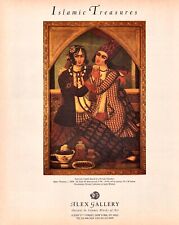 ISLAMIC TREASURES Art Gallery Exhibit ~ Amorous Couple ~ VINTAGE PRINT AD ~ 1994 picture