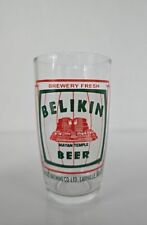 VTG Belikin ‘Mayan Temple’ Beer Pint Glass  Belize Brewing Co. Ladyville Belize picture