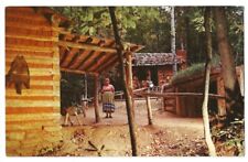 Cherokee North Carolina c1955 Oconaluftee Indian Village, Native American Indian picture