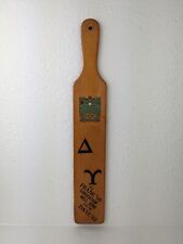 Vtg 1962 Delta Upsilon College Fraternity Paddle Hickory Wood Indiana Chapter picture