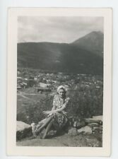 Vintage Photo Beautiful Charlotte Lookout Point Aerial View Skagway AK 1941 picture