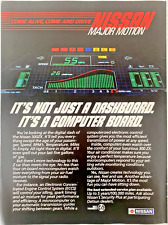 Nissan 300ZX Dashboard Computer Board Vintage 1985 Magazine Ad picture