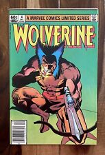 WOLVERINE #4-1ST LIMITED SERIES-1982-FRANK MILLER ART-ICONIC COVER-X-MEN NM 9.2 picture