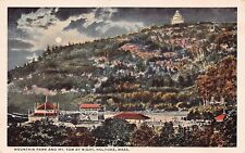 Holyoke Massachusetts Mount Tom Park Pioneer Valley Moonlight Vtg Postcard A35 picture
