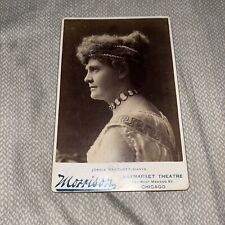 Jessie Bartlett-Davis Cabinet Card by Morrison Chicago - Opera Singer Vaudeville picture