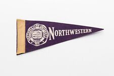 Vintage Northwestern University Souvenir Mini Felt Pennant 8.5