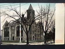 Vintage Postcard 1909 High School Trenton New Jersey picture