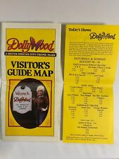 Dollywood 1986 Park Map Brochure Pamphlet Dolly Parton Tennessee Guide picture