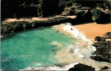 From Here Eternity Beach Oahu South Shore Blow Hole Birds Eye View Postcard picture