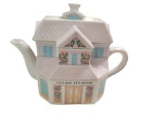 Lenox Spice Village Collection Tea Room Teapot Fine Porcelain Vintage 1991 picture