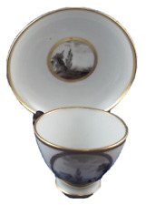 Antique 18thC Locre La Courtille Cup & Saucer Porcelain Porzellan Tasse French picture