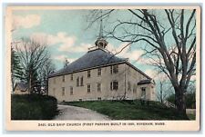 1921 Old Ship Church First Parish Hingham Massachusetts MA Vintage Postcard picture