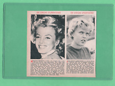 1959  Marilyn Monroe  Hemmet VeckoTidning Super Rare picture