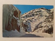 P-540  Along The Million Dollar Highway In Winter    Vintage scenery post card picture