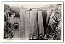 1940 Owyhee Dam World's Highest Near Nyssa OR Marsing ID RPPC Photo Postcard picture