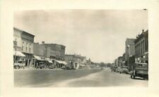 1920s Street Scene Booth Theater road construction RPPC Photo Postcard 22-4498 picture