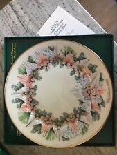 Lenox 1982 Colonial Christmas Wreath Plate Complete Set picture