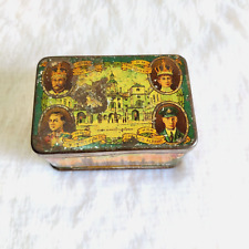 1920s Vintage Royal King Queen Prince Thackers Ink Advertising Tin England TN121 picture
