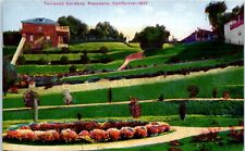 Terraced Gardens, Pasadena, California Postcard picture