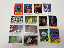 Vintage Topps Fright Flicks Horror Movie & TMNT Turtles Trading Card Lot 1980s picture