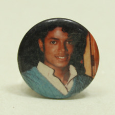 Vintage MICHAEL JACKSON Young Pin Button 1.25