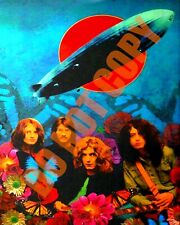 Led Zeppelin Robert Plant Jimmy Page John Bonham Paul Jones Art 8x10 Photo picture