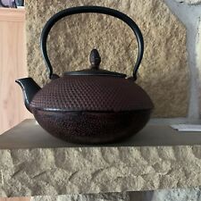 Vintage Textured Signed Japanese Tea Water Kettle Has A New Infuser picture