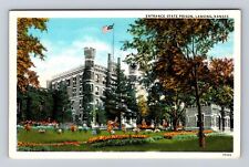 Lansing KS-Kansas, Entrance State Prison, Antique, Vintage Souvenir Postcard picture