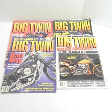 VINTAGE 1995 BIG TWIN MOTORCYCLE MAGAZINE LOT OF 4 ISSUES CHOPPERS HARLEYS picture