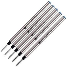 5 Monteverde Rollerball Pen Refills for Montegrappa Pens, Black or Blue picture