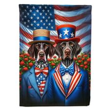 All American German Shorthaired Pointer Garden Flag picture