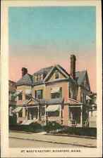 Biddeford ME St. Mary's Rectory c1915 Postcard picture