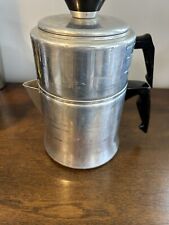 Vintage Mirro Aluminum M-0824 Drip Coffee Pot 4 Cup 1-qt Camp Stovetop Emergency picture