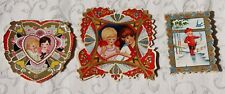 Vintage Valentines, Whitney Lot of 3, Fold Open picture