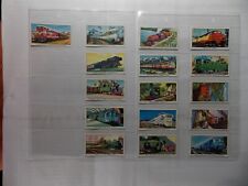 Kelloggs Trade Cards Story of the Locomotive 2nd Series 1960's Complete Set 16 picture