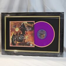Judas Priest Band Signed autographed Invincible Shield Purple LP  JSA Certified picture