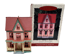 Vintage Hallmark Keepsake Ornament Collector's Club Victorian Painted Lady 1996 picture
