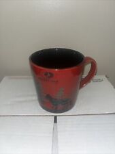Mossy Oak Wolf In The Pine Woods Red Ceramic Coffee Tea Cup Mug 16 oz Large Size picture