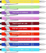 10Pcs Funny Pens for Adults Coworkers Funny Sarcastic Office Pens Snarky Ballpoi picture