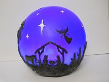 New Eve Art Creative Glowing 3D Christmas Nativity Globe Christmas 9” Diameter picture